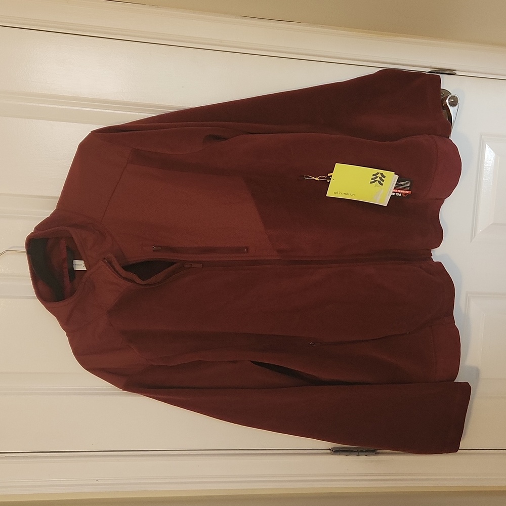 All in Motion Men's Lightweight Jacket - Burgundy